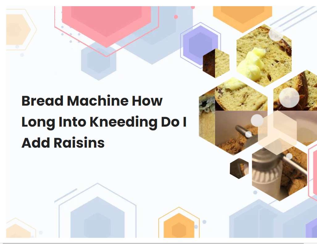 Bread Machine How Long Into Kneeding Do I Add Raisins