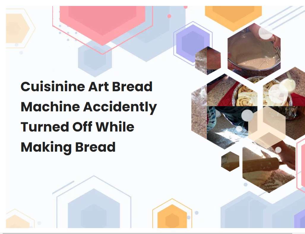 Cuisinine Art Bread Machine Accidently Turned Off While Making Bread