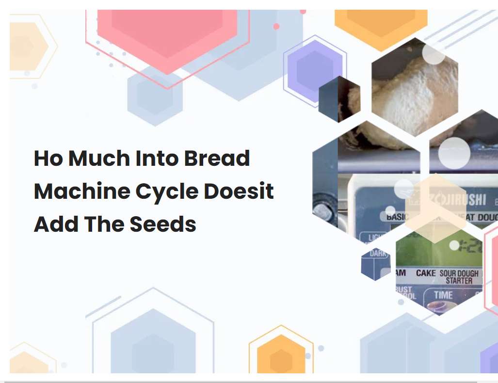 Ho Much Into Bread Machine Cycle Doesit Add The Seeds