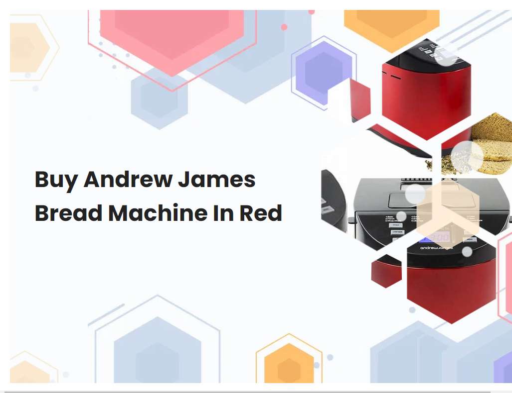 Buy Andrew James Bread Machine In Red