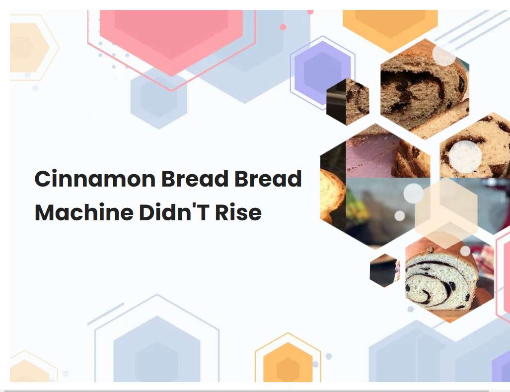 Cinnamon Bread Bread Machine DidnT Rise