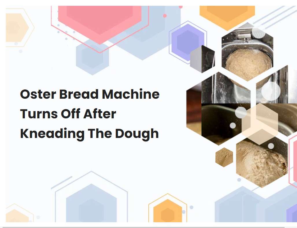 Oster Bread Machine Turns Off After Kneading The Dough
